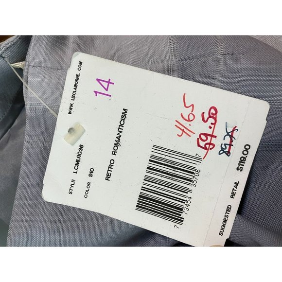 Liz Claiborne Women's 14 Retro Romanticism Wool Skirt New READ - Picture 8 of 10